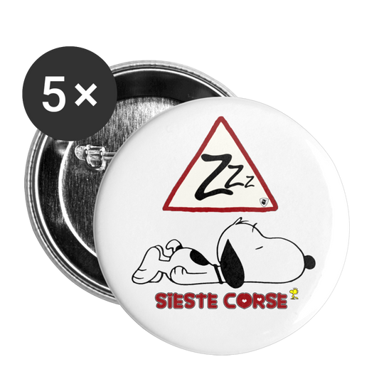 Lot de 5 badges (32 mm) Sieste Corse - Ochju Ochju taille unique SPOD Lot de 5 moyens badges (32 mm) Lot de 5 badges (32 mm) Sieste Corse