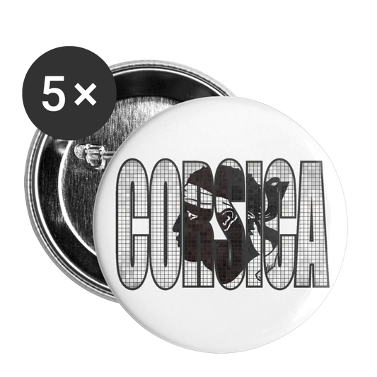 Lot de 5 badges (32 mm) Corsica - Ochju Ochju taille unique SPOD Lot de 5 moyens badges (32 mm) Lot de 5 badges (32 mm) Corsica