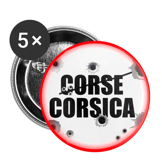 Lot de 5 badges (32 mm) Corse/Corsica - Ochju Ochju taille unique SPOD Lot de 5 moyens badges (32 mm) Lot de 5 badges (32 mm) Corse/Corsica