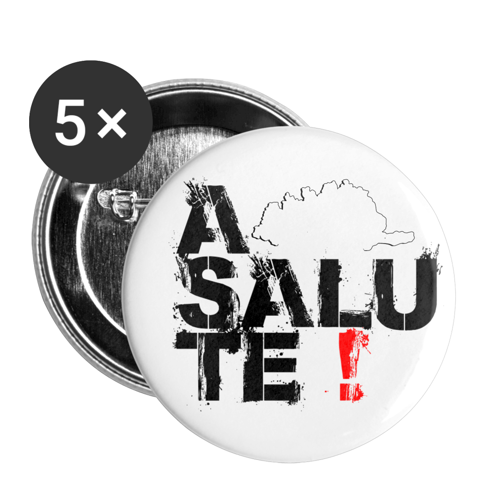 Lot de 5 badges (32 mm) A Salute ! - Ochju Ochju taille unique SPOD Lot de 5 moyens badges (32 mm) Lot de 5 badges (32 mm) A Salute !