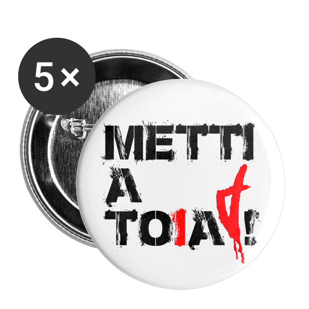 Lot de 5 badges (32 mm) Metti A Toia ! - Ochju Ochju taille unique SPOD Lot de 5 moyens badges (32 mm) Lot de 5 badges (32 mm) Metti A Toia !