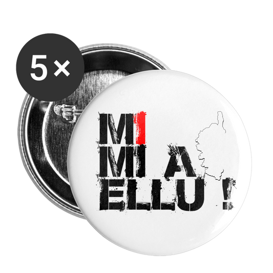 Lot de 5 badges (32 mm) Mi Mi A Ellu ! - Ochju Ochju taille unique SPOD Lot de 5 moyens badges (32 mm) Lot de 5 badges (32 mm) Mi Mi A Ellu !