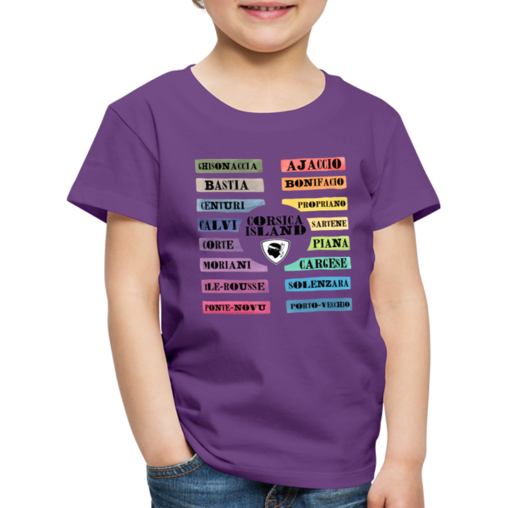 T-shirt Premium Enfant Corsica Island - Ochju Ochju violet / 98/104 (2 ans) SPOD T-shirt Premium Enfant T-shirt Premium Enfant Corsica Island