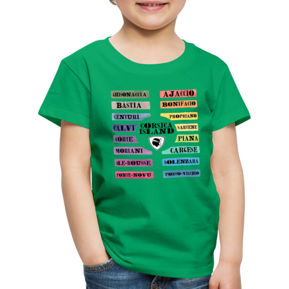 T-shirt Premium Enfant Corsica Island - Ochju Ochju vert / 98/104 (2 ans) SPOD T-shirt Premium Enfant T-shirt Premium Enfant Corsica Island