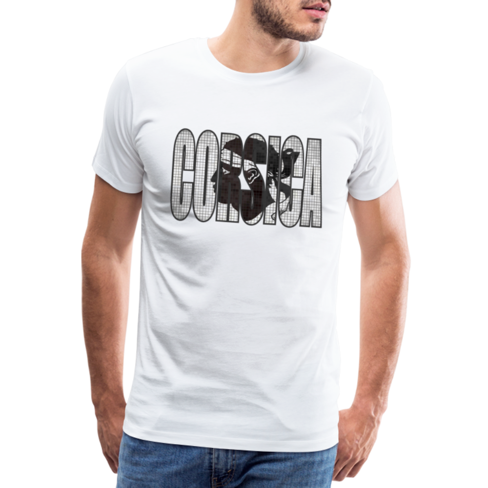 T-shirt Premium Homme Corsica - Ochju Ochju blanc / S SPOD T-shirt Premium Homme T-shirt Premium Homme Corsica