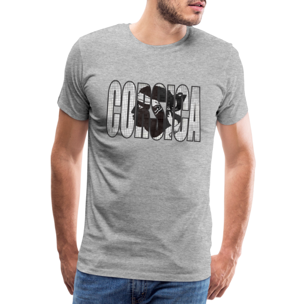 T-shirt Premium Homme Corsica - Ochju Ochju gris chiné / S SPOD T-shirt Premium Homme T-shirt Premium Homme Corsica