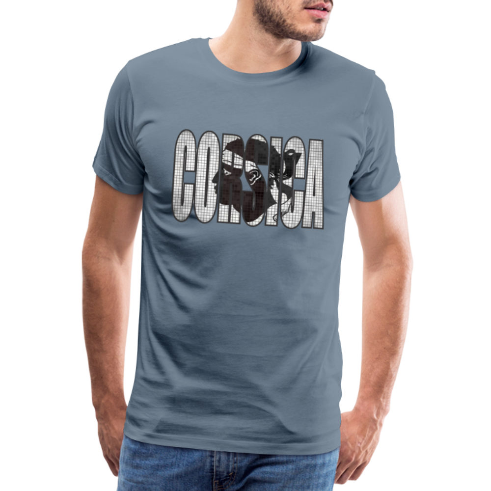 T-shirt Premium Homme Corsica - Ochju Ochju gris bleu / S SPOD T-shirt Premium Homme T-shirt Premium Homme Corsica