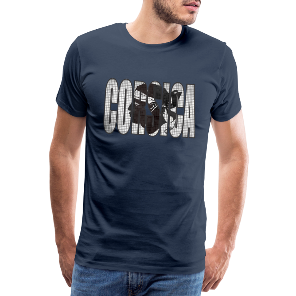 T-shirt Premium Homme Corsica - Ochju Ochju bleu marine / S SPOD T-shirt Premium Homme T-shirt Premium Homme Corsica
