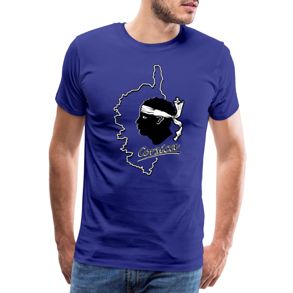 T-shirt Premium Homme Corse & Tête de Maure - Ochju Ochju bleu roi / S SPOD T-shirt Premium Homme T-shirt Premium Homme Corse & Tête de Maure