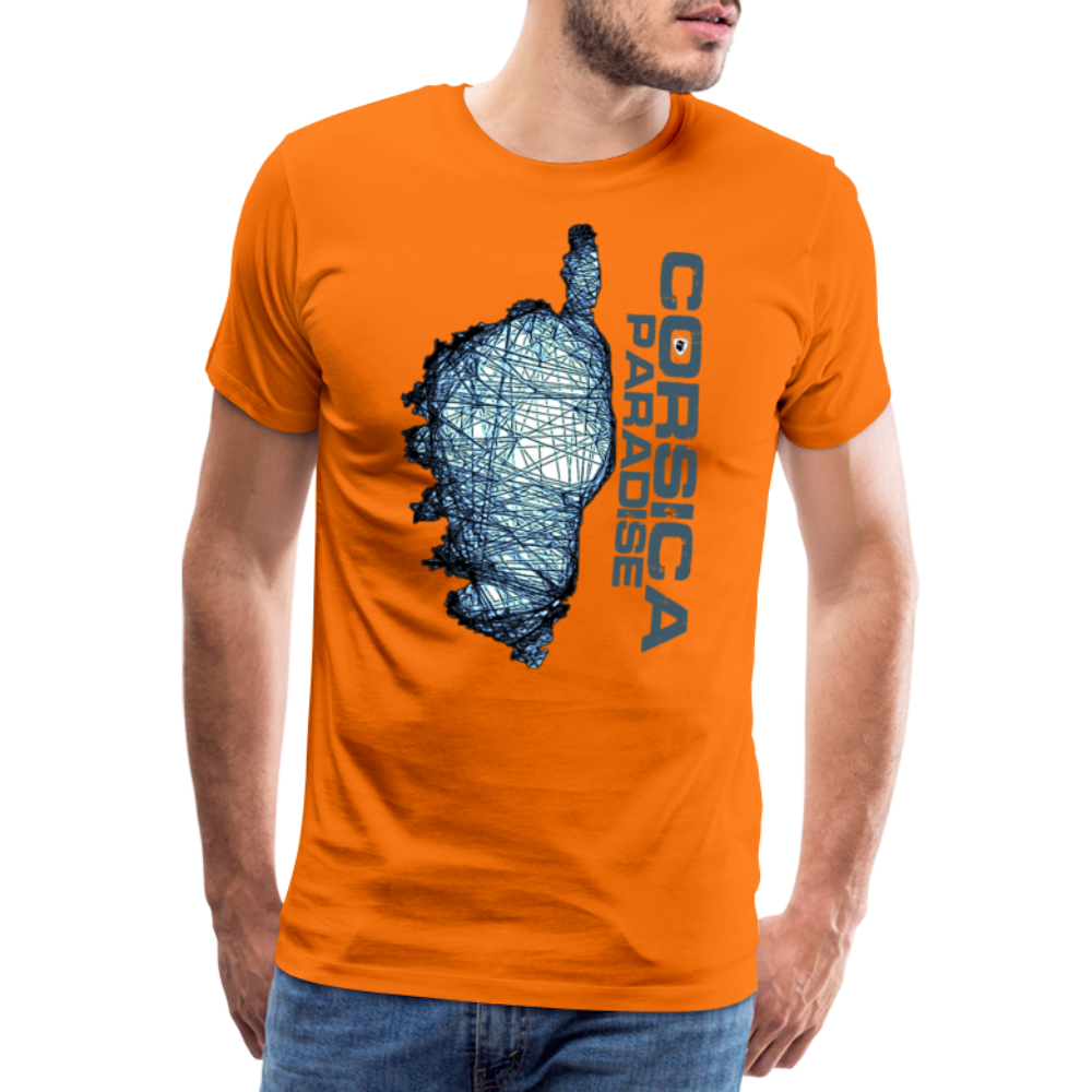 T-shirt Premium Homme Corsica Paradise - Ochju Ochju orange / S SPOD T-shirt Premium Homme T-shirt Premium Homme Corsica Paradise