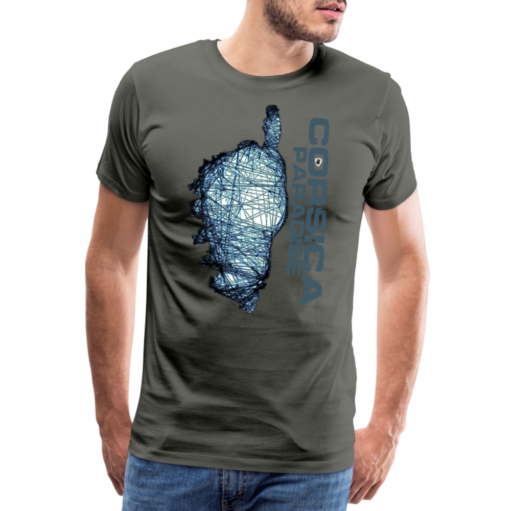 T-shirt Premium Homme Corsica Paradise - Ochju Ochju asphalte / S SPOD T-shirt Premium Homme T-shirt Premium Homme Corsica Paradise