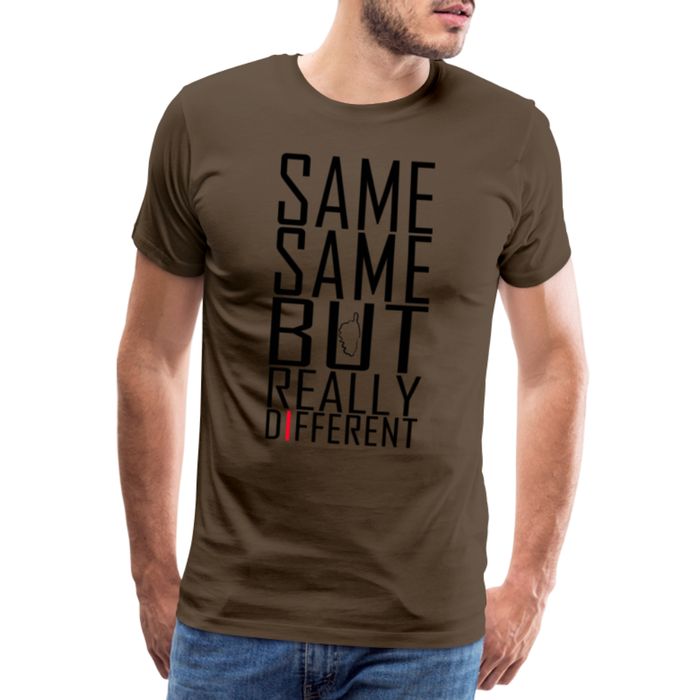 T-shirt Premium Homme Same Same - Ochju Ochju marron bistre / S SPOD T-shirt Premium Homme T-shirt Premium Homme Same Same