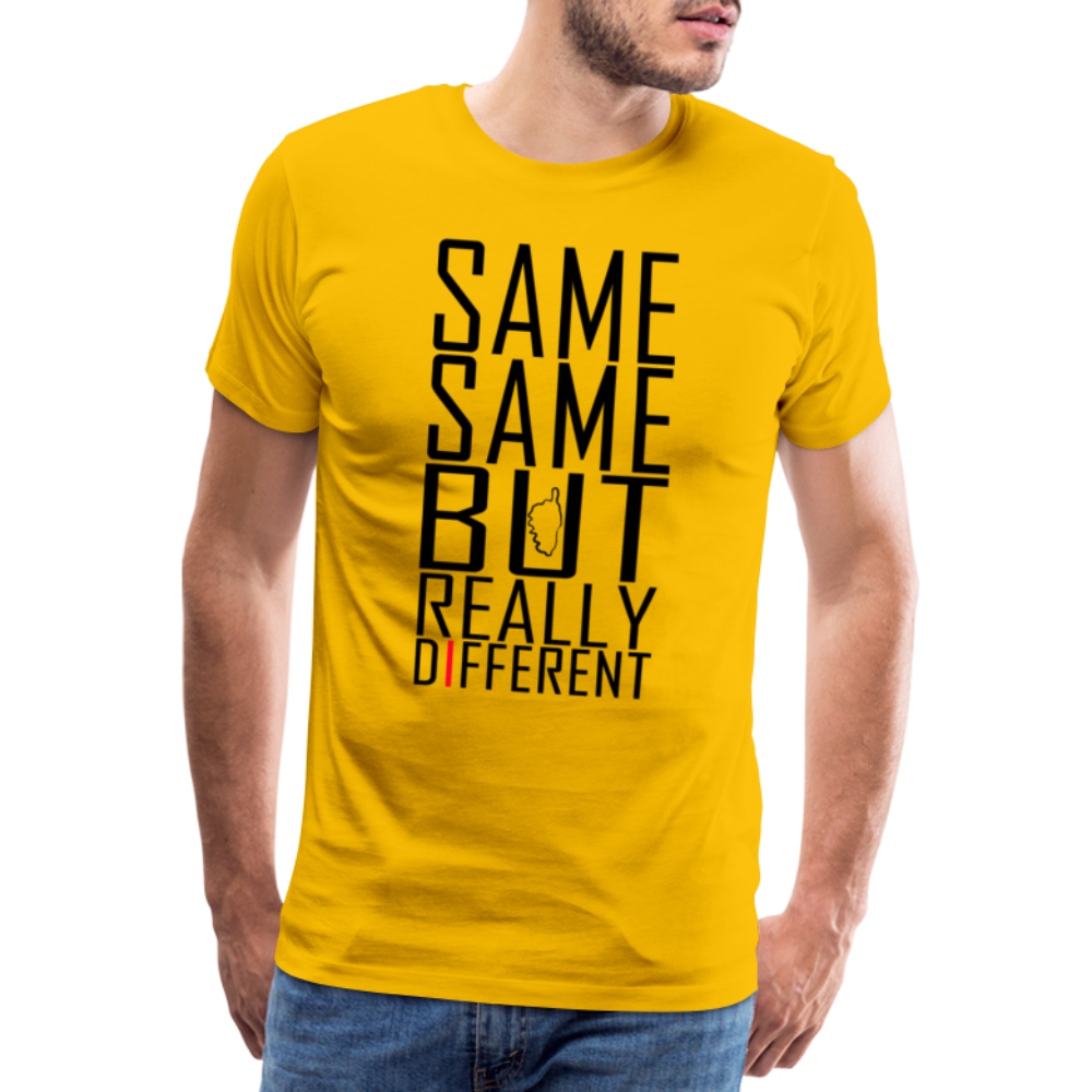 T-shirt Premium Homme Same Same - Ochju Ochju jaune soleil / S SPOD T-shirt Premium Homme T-shirt Premium Homme Same Same