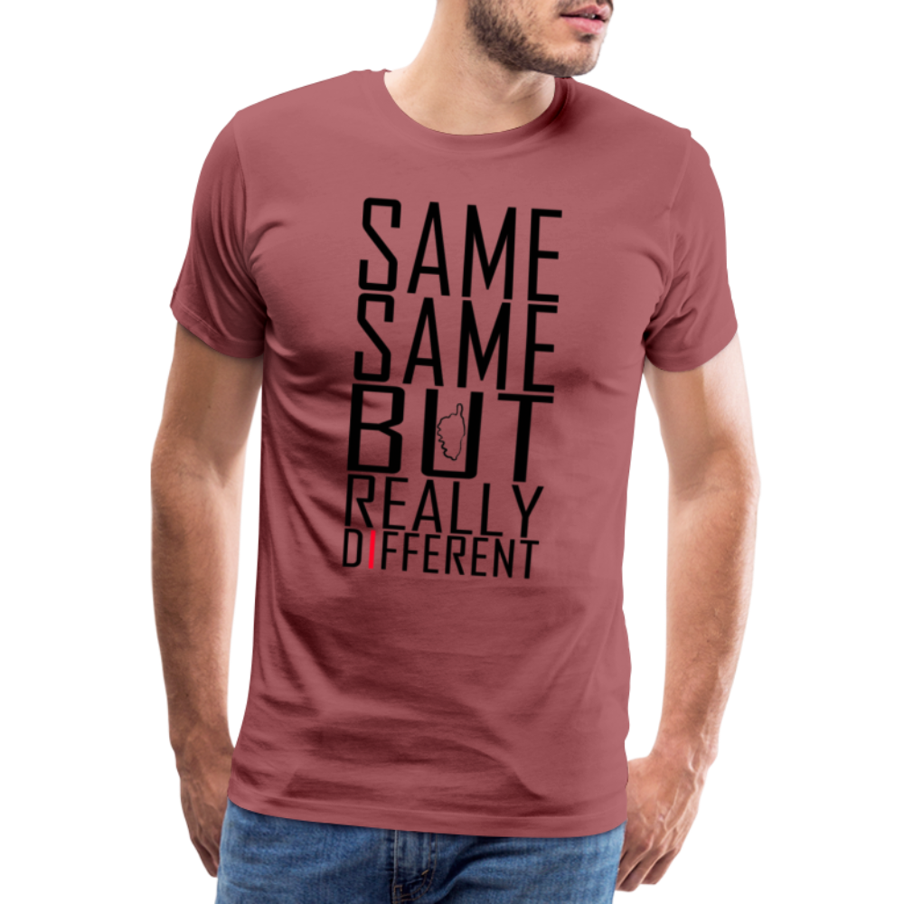 T-shirt Premium Homme Same Same - Ochju Ochju bordeaux délavé / S SPOD T-shirt Premium Homme T-shirt Premium Homme Same Same