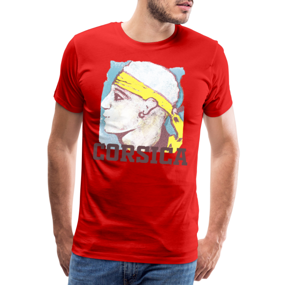 T-shirt Premium Homme Corsica - Ochju Ochju rouge / S SPOD T-shirt Premium Homme T-shirt Premium Homme Corsica