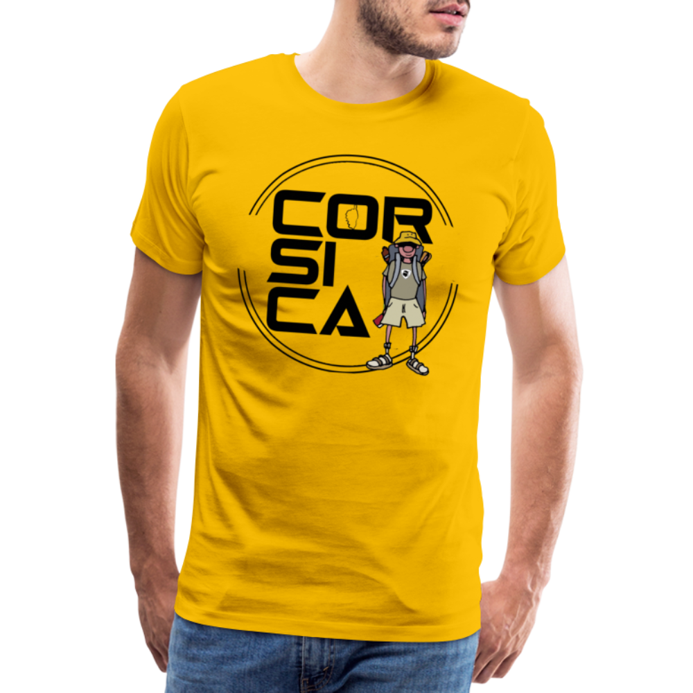 T-shirt Premium Homme Corsica U Pinzutu - Ochju Ochju jaune soleil / S SPOD T-shirt Premium Homme T-shirt Premium Homme Corsica U Pinzutu