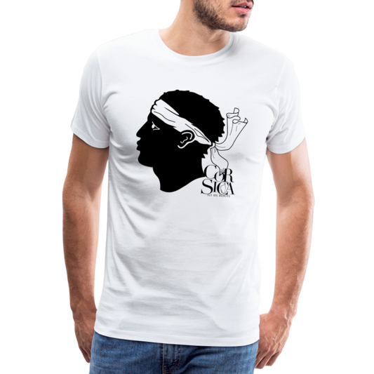 T-shirt Premium Homme Tête de Maure - Ochju Ochju blanc / S SPOD T-shirt Premium Homme T-shirt Premium Homme Tête de Maure