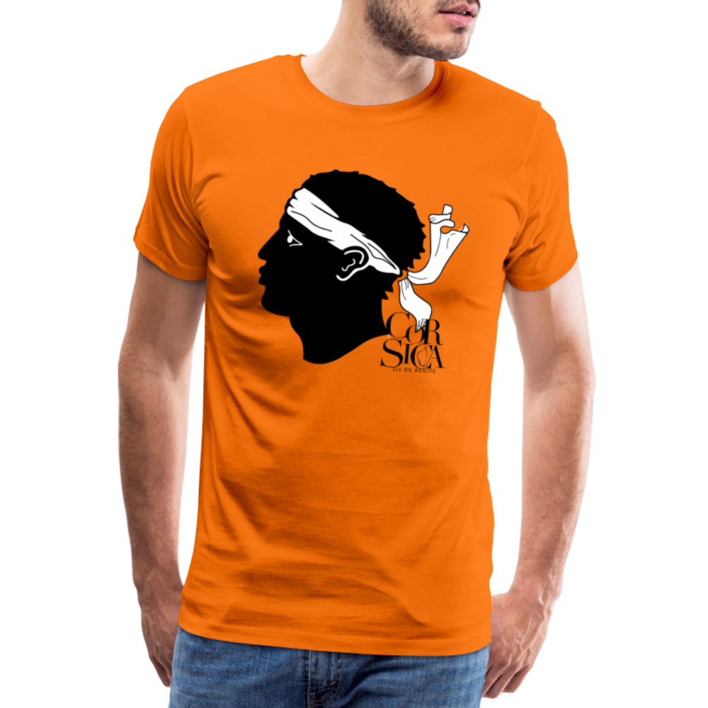 T-shirt Premium Homme Tête de Maure - Ochju Ochju orange / S SPOD T-shirt Premium Homme T-shirt Premium Homme Tête de Maure