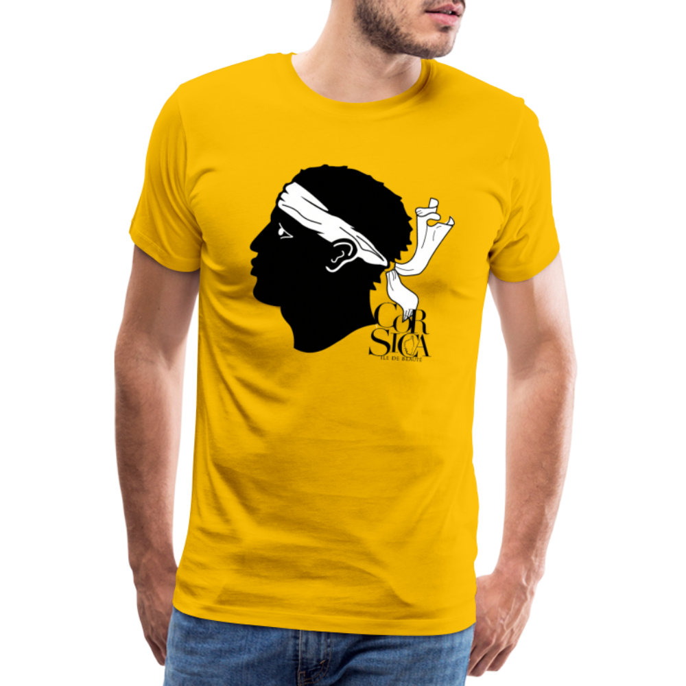 T-shirt Premium Homme Tête de Maure - Ochju Ochju jaune soleil / S SPOD T-shirt Premium Homme T-shirt Premium Homme Tête de Maure