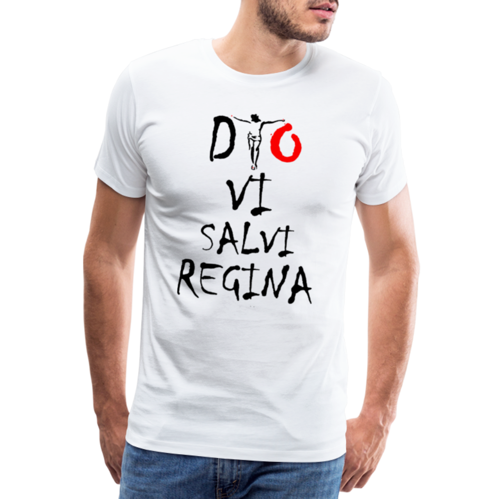 T-shirt Premium Homme Dio Vi Salvi Regina - Ochju Ochju blanc / S SPOD T-shirt Premium Homme T-shirt Premium Homme Dio Vi Salvi Regina