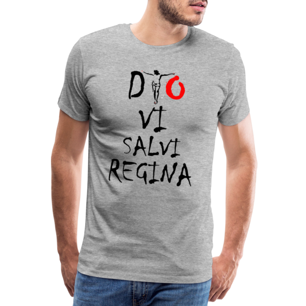 T-shirt Premium Homme Dio Vi Salvi Regina - Ochju Ochju gris chiné / S SPOD T-shirt Premium Homme T-shirt Premium Homme Dio Vi Salvi Regina