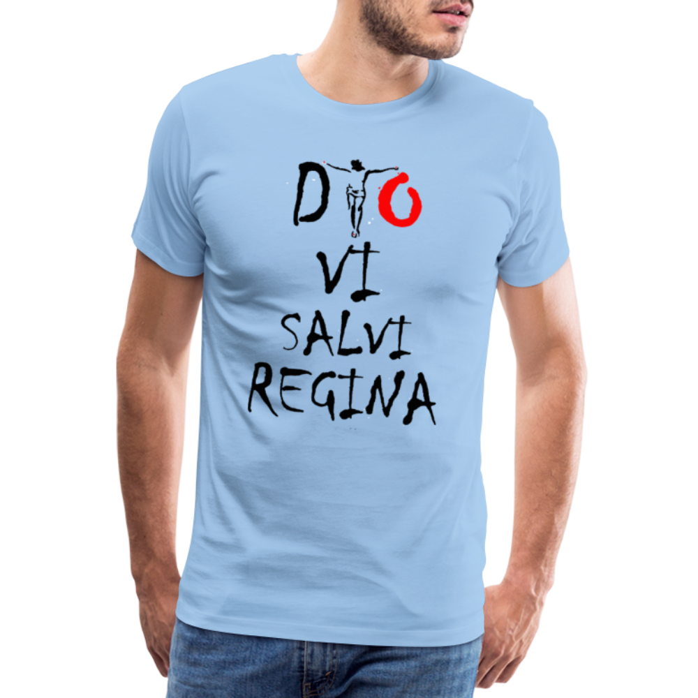 T-shirt Premium Homme Dio Vi Salvi Regina - Ochju Ochju ciel / S SPOD T-shirt Premium Homme T-shirt Premium Homme Dio Vi Salvi Regina