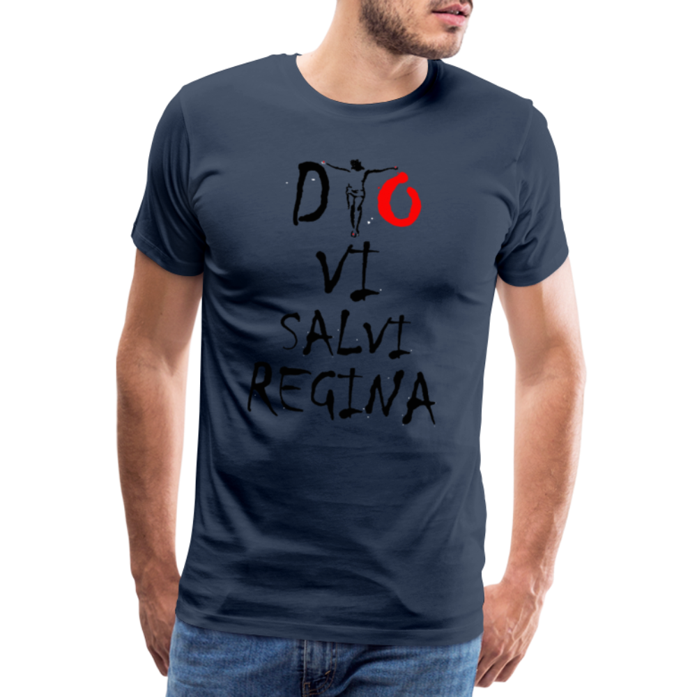 T-shirt Premium Homme Dio Vi Salvi Regina - Ochju Ochju bleu marine / S SPOD T-shirt Premium Homme T-shirt Premium Homme Dio Vi Salvi Regina