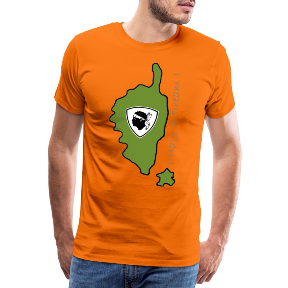 T-shirt Premium Homme I Have a Dream ! - Ochju Ochju orange / S SPOD T-shirt Premium Homme T-shirt Premium Homme I Have a Dream !