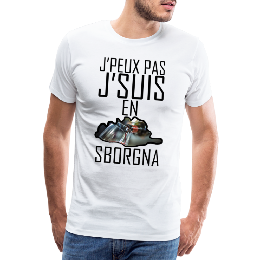 T-shirt Premium Homme J'Suis en Sborgna - Ochju Ochju blanc / S SPOD T-shirt Premium Homme T-shirt Premium Homme J'Suis en Sborgna