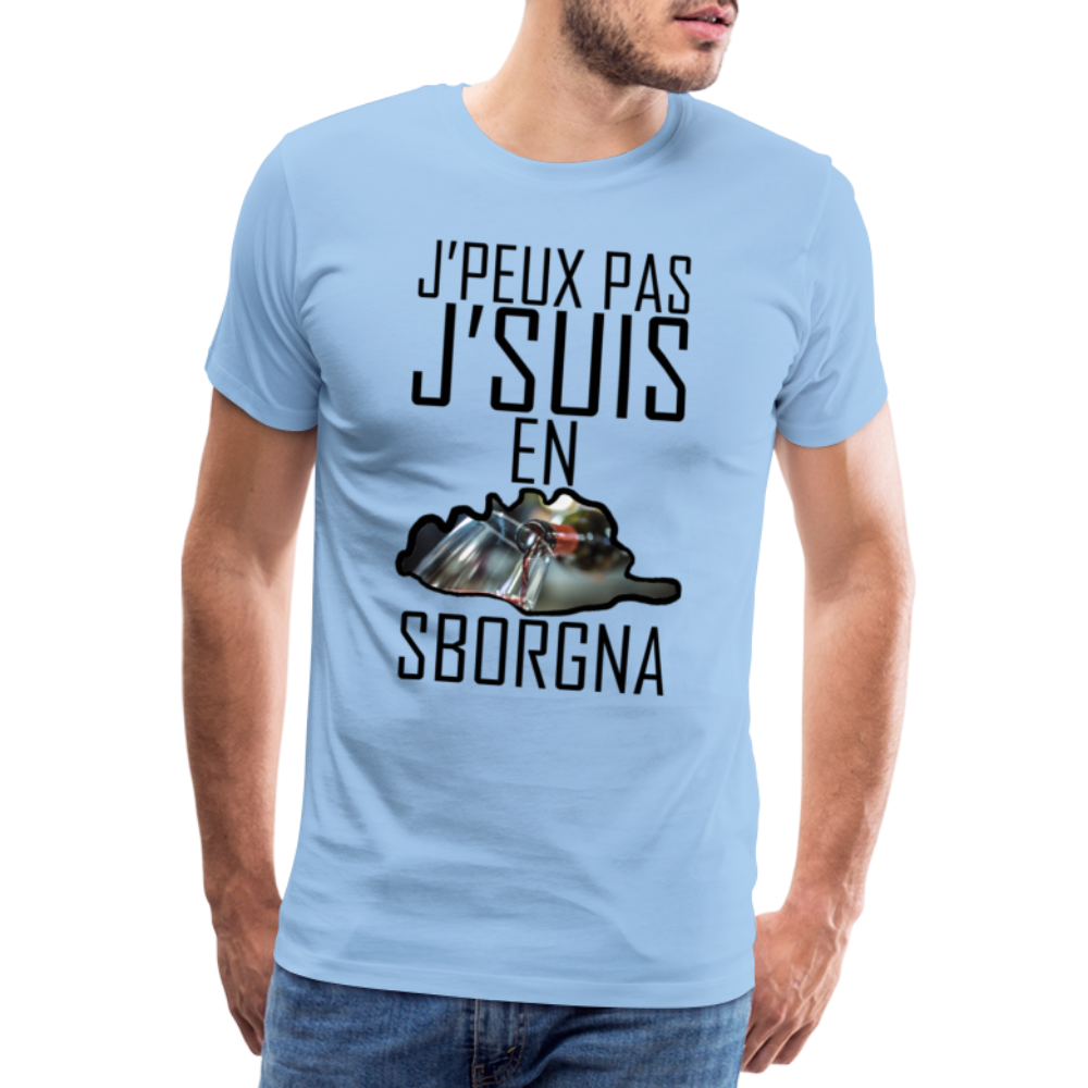 T-shirt Premium Homme J'Suis en Sborgna - Ochju Ochju ciel / S SPOD T-shirt Premium Homme T-shirt Premium Homme J'Suis en Sborgna