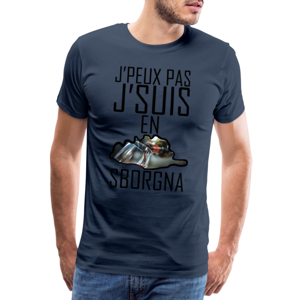 T-shirt Premium Homme J'Suis en Sborgna - Ochju Ochju bleu marine / S SPOD T-shirt Premium Homme T-shirt Premium Homme J'Suis en Sborgna