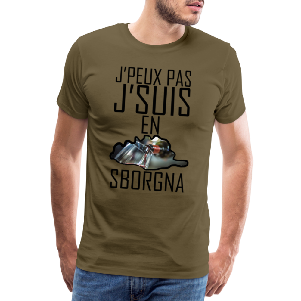 T-shirt Premium Homme J'Suis en Sborgna - Ochju Ochju kaki / S SPOD T-shirt Premium Homme T-shirt Premium Homme J'Suis en Sborgna