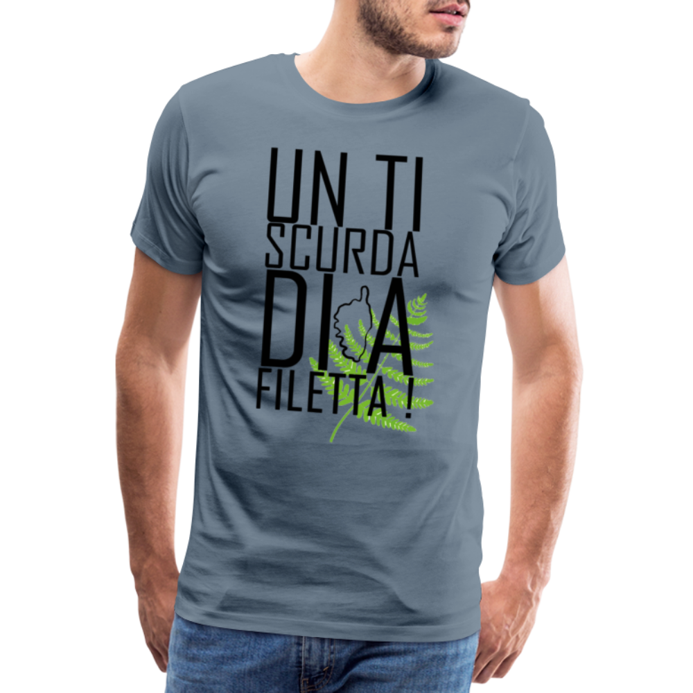 T-shirt Premium Homme A Filetta ! - Ochju Ochju gris bleu / S SPOD T-shirt Premium Homme T-shirt Premium Homme A Filetta !