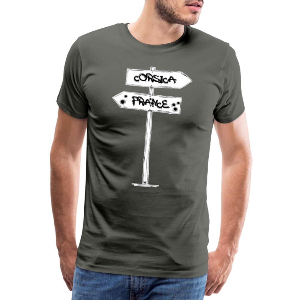 T-shirt Premium Homme Corsica/France - Ochju Ochju asphalte / S SPOD T-shirt Premium Homme T-shirt Premium Homme Corsica/France