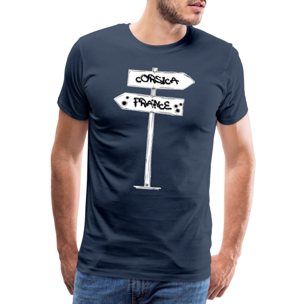 T-shirt Premium Homme Corsica/France - Ochju Ochju bleu marine / S SPOD T-shirt Premium Homme T-shirt Premium Homme Corsica/France