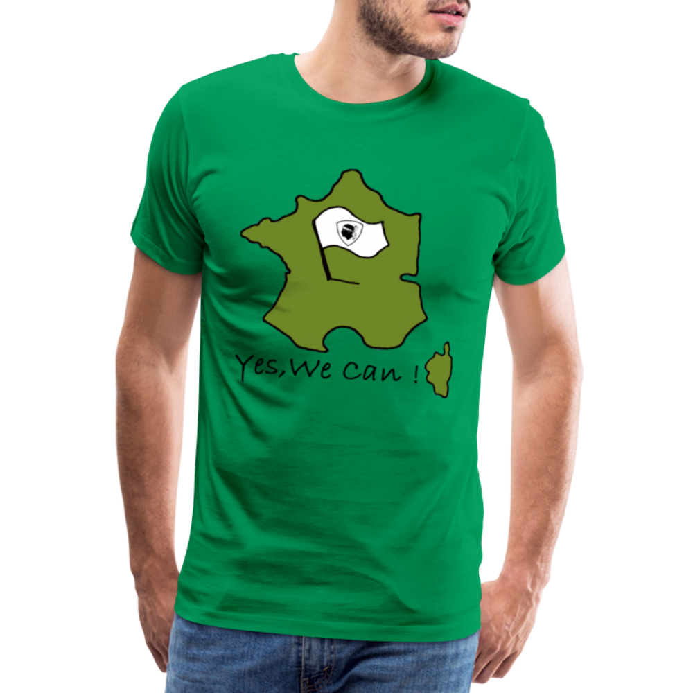 T-shirt Premium Homme Yes, We Can ! - Ochju Ochju vert / S SPOD T-shirt Premium Homme T-shirt Premium Homme Yes, We Can !