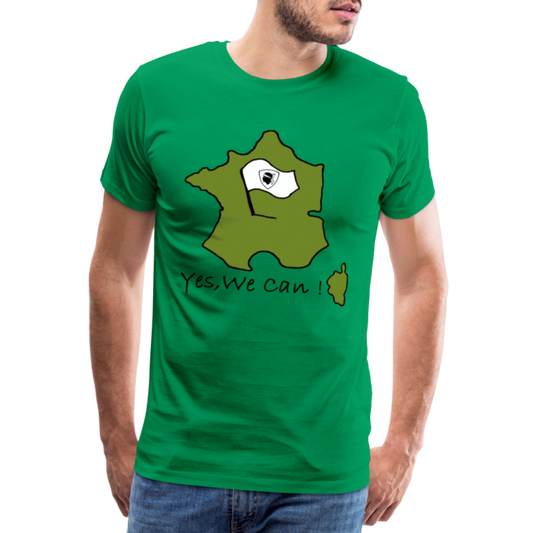 T-shirt Premium Homme Yes, We Can ! - Ochju Ochju vert / S SPOD T-shirt Premium Homme T-shirt Premium Homme Yes, We Can !