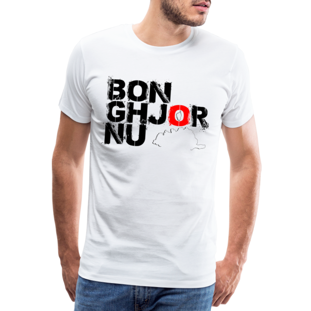 T-shirt Premium Homme Bonghjornu - Ochju Ochju blanc / S SPOD T-shirt Premium Homme T-shirt Premium Homme Bonghjornu