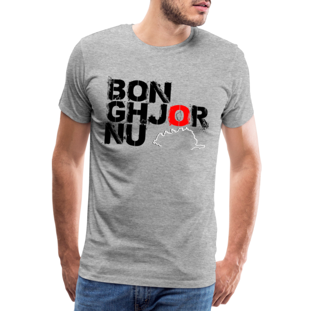 T-shirt Premium Homme Bonghjornu - Ochju Ochju gris chiné / S SPOD T-shirt Premium Homme T-shirt Premium Homme Bonghjornu