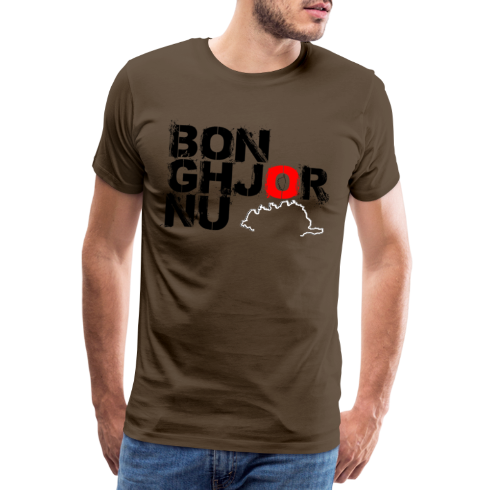 T-shirt Premium Homme Bonghjornu - Ochju Ochju marron bistre / S SPOD T-shirt Premium Homme T-shirt Premium Homme Bonghjornu