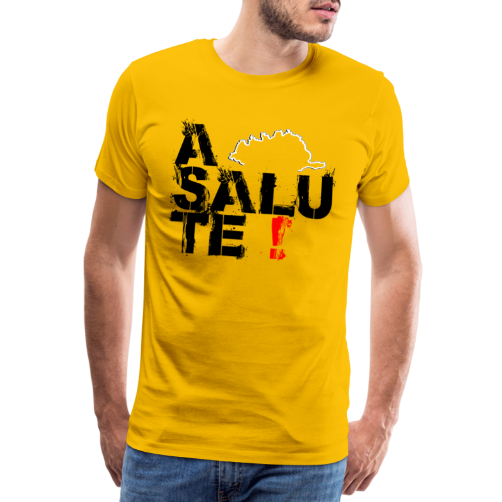 T-shirt Premium Homme A Salute ! - Ochju Ochju jaune soleil / S SPOD T-shirt Premium Homme T-shirt Premium Homme A Salute !