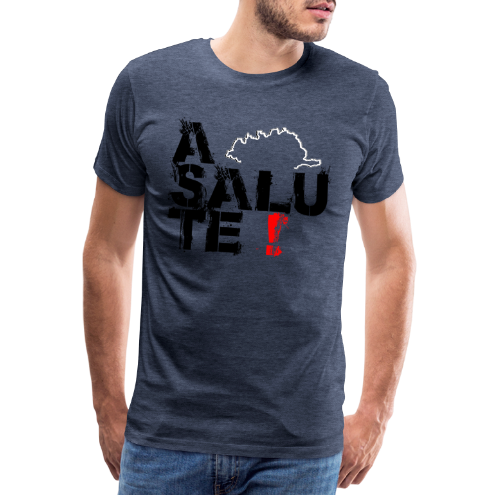 T-shirt Premium Homme A Salute ! - Ochju Ochju bleu chiné / S SPOD T-shirt Premium Homme T-shirt Premium Homme A Salute !
