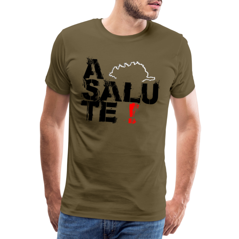 T-shirt Premium Homme A Salute ! - Ochju Ochju kaki / S SPOD T-shirt Premium Homme T-shirt Premium Homme A Salute !