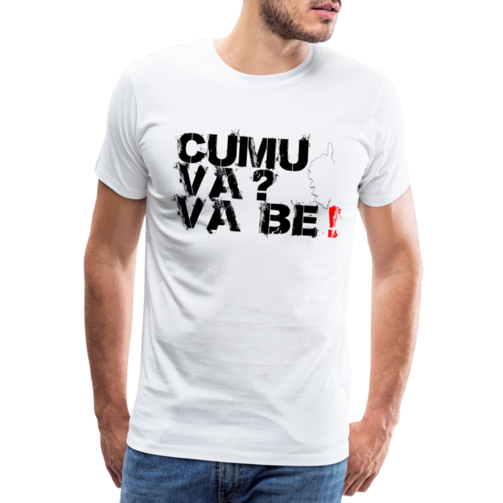 T-shirt Premium Homme Cumu Va ? Va Be ! - Ochju Ochju blanc / S SPOD T-shirt Premium Homme T-shirt Premium Homme Cumu Va ? Va Be !