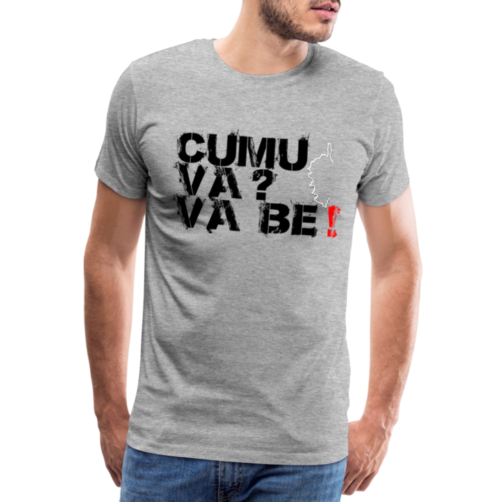 T-shirt Premium Homme Cumu Va ? Va Be ! - Ochju Ochju gris chiné / S SPOD T-shirt Premium Homme T-shirt Premium Homme Cumu Va ? Va Be !