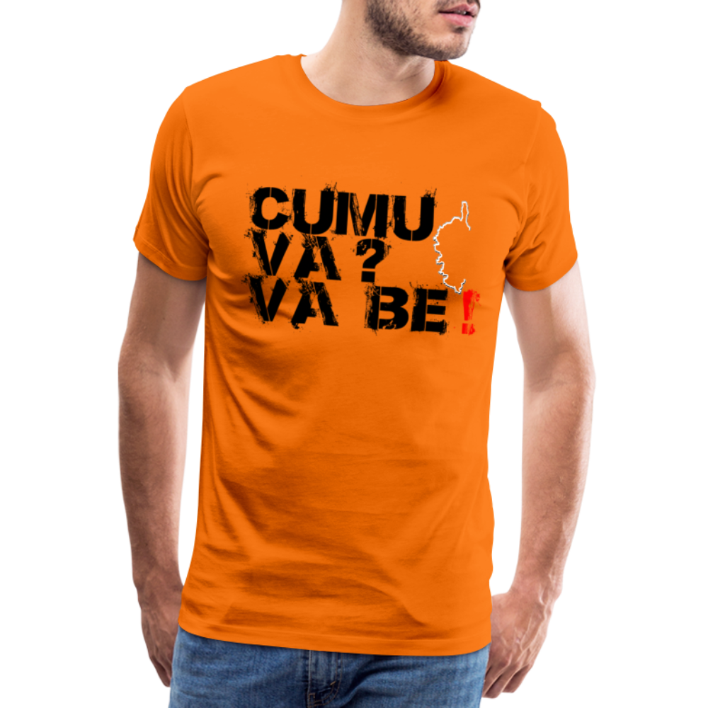 T-shirt Premium Homme Cumu Va ? Va Be ! - Ochju Ochju orange / S SPOD T-shirt Premium Homme T-shirt Premium Homme Cumu Va ? Va Be !