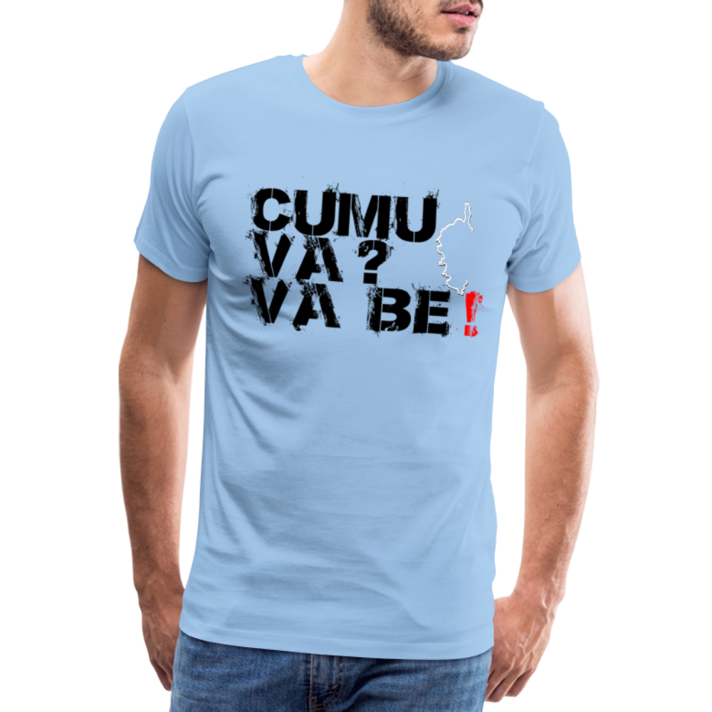 T-shirt Premium Homme Cumu Va ? Va Be ! - Ochju Ochju ciel / S SPOD T-shirt Premium Homme T-shirt Premium Homme Cumu Va ? Va Be !