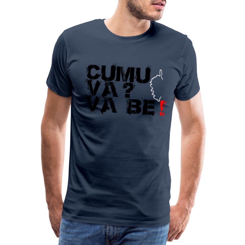 T-shirt Premium Homme Cumu Va ? Va Be ! - Ochju Ochju bleu marine / S SPOD T-shirt Premium Homme T-shirt Premium Homme Cumu Va ? Va Be !