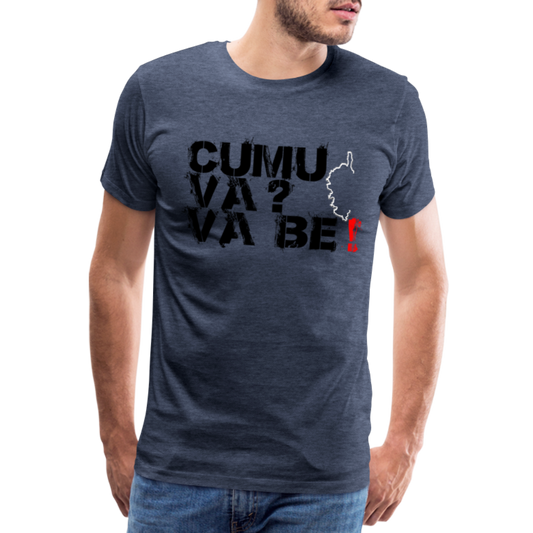 T-shirt Premium Homme Cumu Va ? Va Be ! - Ochju Ochju bleu chiné / S SPOD T-shirt Premium Homme T-shirt Premium Homme Cumu Va ? Va Be !