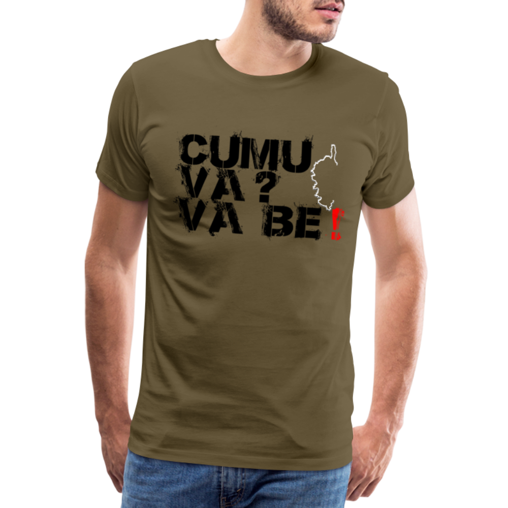 T-shirt Premium Homme Cumu Va ? Va Be ! - Ochju Ochju kaki / S SPOD T-shirt Premium Homme T-shirt Premium Homme Cumu Va ? Va Be !